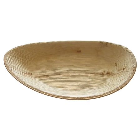 Abena Plates, Oval, Eco-Friendly Palm Leaves, Large - 10.2" x 6.5" 132380
